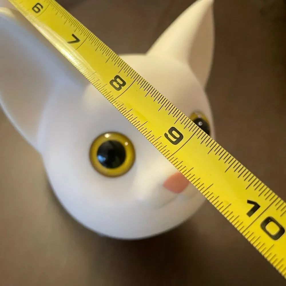 Semk KAT White Cat Original Collar Bank Cute Decor SEMK KAT